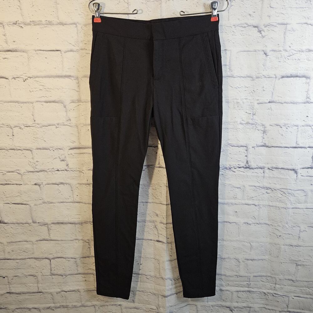 Athleta Women's Pants Avenue Ponte Skinny Knit Stretch Black Size 2